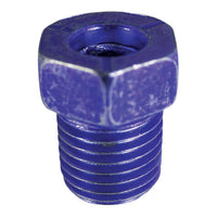 Standard Invert Flare Tube Nut 3/16" x 3/8"-24 TPI 7/16" Hex - 10 Pack