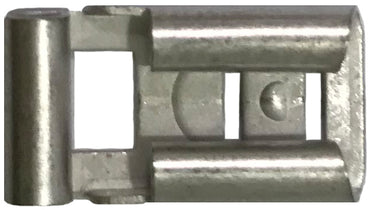Non-Insulated Female Flag Terminal 22-18 Gauge .250 Tab - 1000 Pack