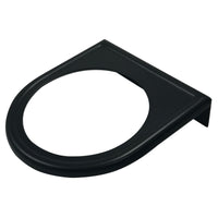 Universal Metal Black Under Dash Single Gauge Mounting Panel 2-1/16 Inch