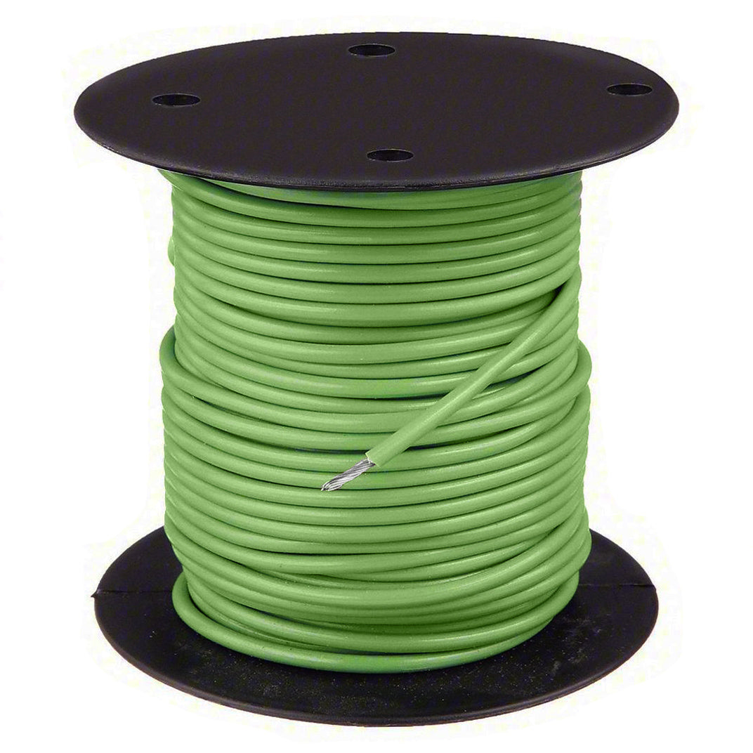 8 Gauge Green Marine Tinned Copper Primary Wire - 500 FT