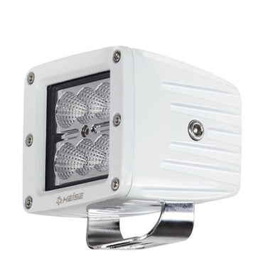 Heise 3" White Waterproof 6 LED Marine Grade Cube Light & Mounting Bar Bracket