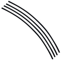 Flexible Thin Single Wall Non-Adhesive Heat Shrink Tubing 2:1 Black 1/16" ID - 25' Ft Spool