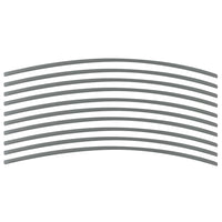 Flexible Thin Single Wall Non-Adhesive Heat Shrink Tubing 2:1 Clear 3/32" ID - 12" Inch 10 Pack