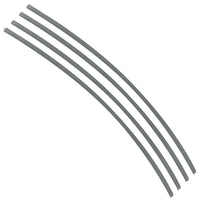 Flexible Thin Single Wall Non-Adhesive Heat Shrink Tubing 2:1 Clear 3/32" ID - 48" Inch 4 Pack