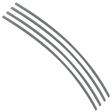 Flexible Thin Single Wall Non-Adhesive Heat Shrink Tubing 2:1 Clear 3/32" ID - 48" Inch 4 Pack