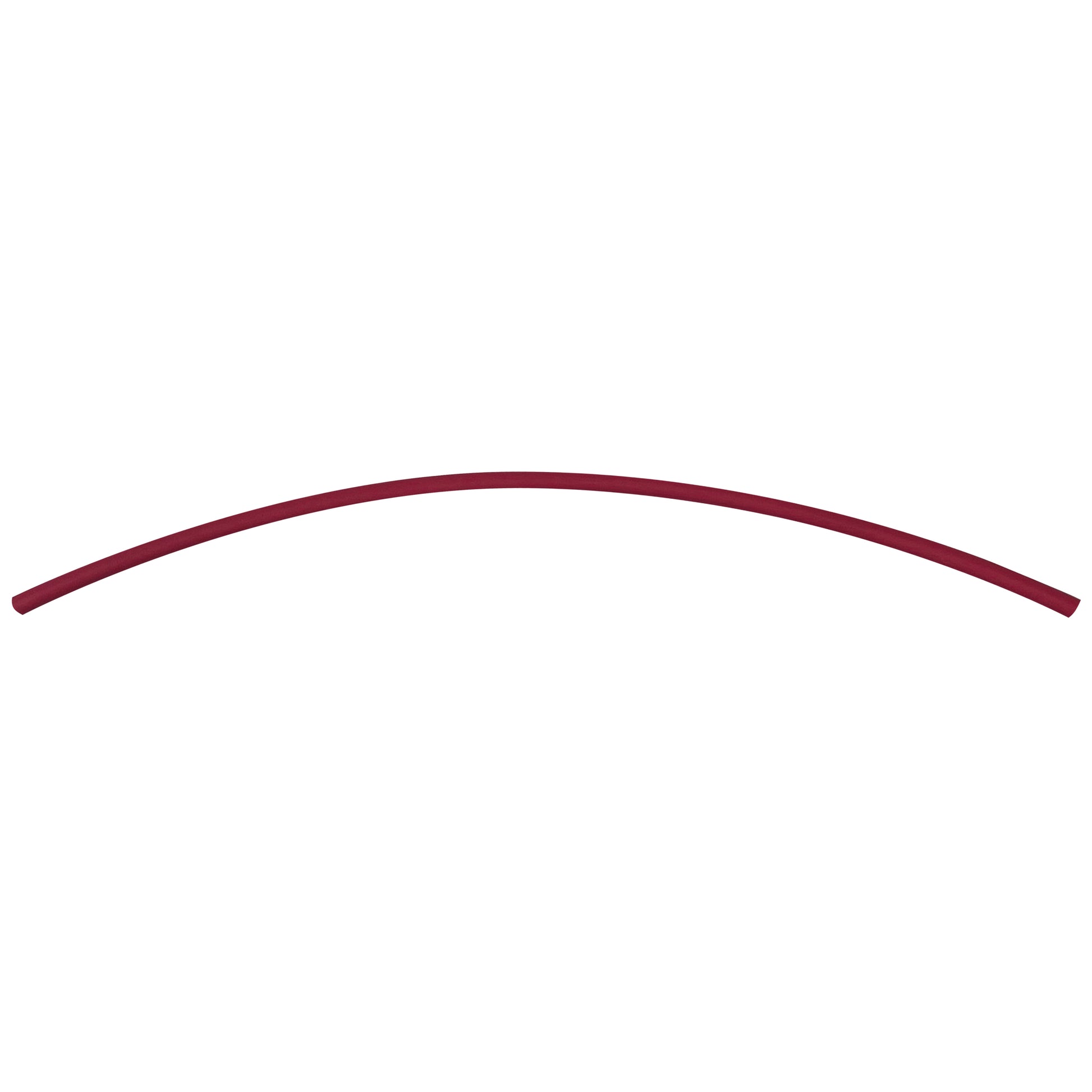 Flexible Thin Single Wall Non-Adhesive Heat Shrink Tubing 2:1 Red 3/32" ID - 25' Ft Spool