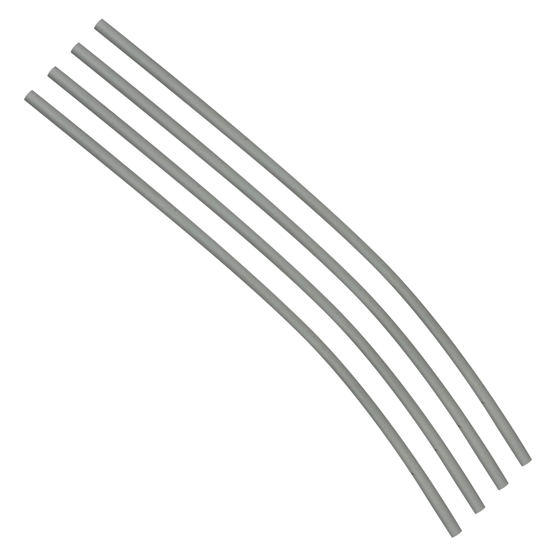 Flexible Thin Single Wall Non-Adhesive Heat Shrink Tubing 2:1 White 3/32" ID - 100' Ft Spool