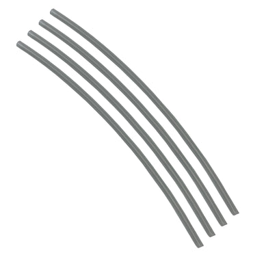 Flexible Thin Single Wall Non-Adhesive Heat Shrink Tubing 2:1 Clear 1/8" ID - 48" Inch 4 Pack