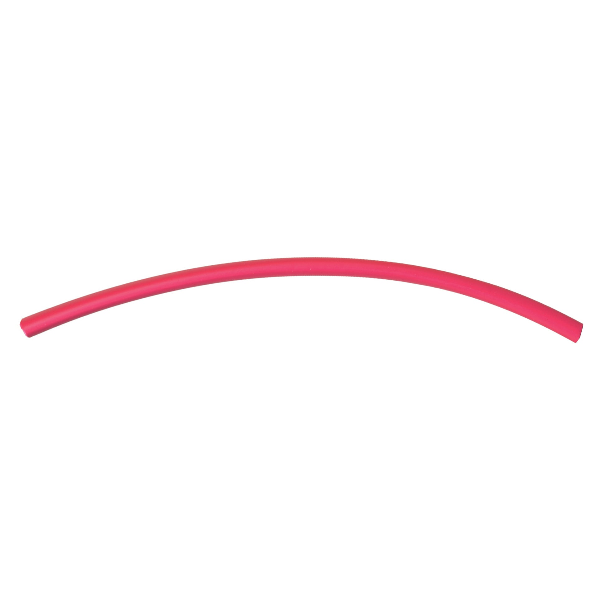 Flexible Thin Single Wall Non-Adhesive Heat Shrink Tubing 2:1 Red 1/8" ID - 12" Inch 10 Pack
