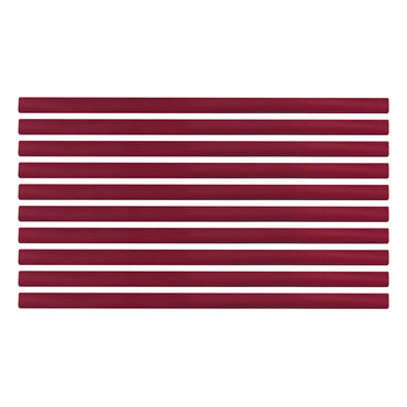 Flexible Thin Single Wall Non-Adhesive Heat Shrink Tubing 2:1 Red 3/16" ID - 12" Inch 10 Pack