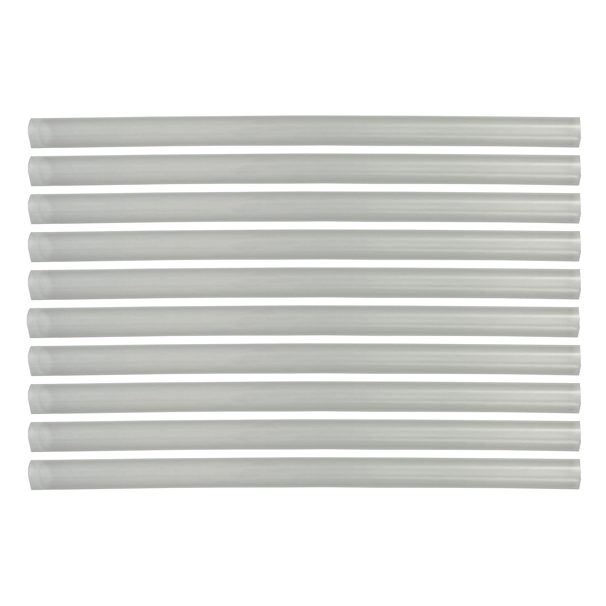Flexible Thin Single Wall Non-Adhesive Heat Shrink Tubing 2:1 Clear 3/8" ID - 12" Inch 10 Pack