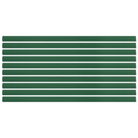 Flexible Thin Single Wall Non-Adhesive Heat Shrink Tubing 2:1 Green 3/8" ID - 12" Inch 10 Pack