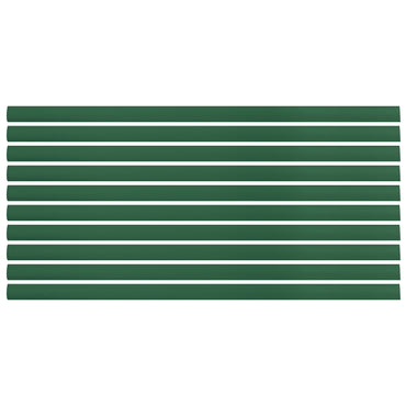 Flexible Thin Single Wall Non-Adhesive Heat Shrink Tubing 2:1 Green 3/8" ID - 12" Inch 10 Pack