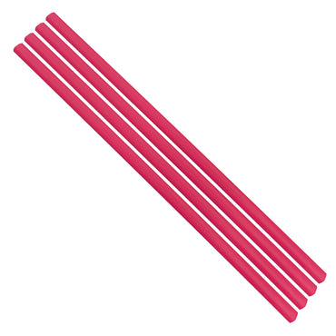Flexible Thin Single Wall Non-Adhesive Heat Shrink Tubing 2:1 Red 3/8" ID - 48" Inch 4 Pack