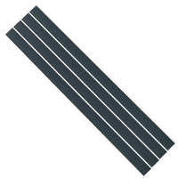 Flexible Thin Single Wall Non-Adhesive Heat Shrink Tubing 2:1 Black 1/2" ID - 48" Inch 4 Pack