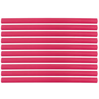 Flexible Thin Single Wall Non-Adhesive Heat Shrink Tubing 2:1 Red 1/2" ID - 12" Inch 10 Pack