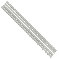 Flexible Thin Single Wall Non-Adhesive Heat Shrink Tubing 2:1 White 1/2" ID - 48" Inch 4 Pack