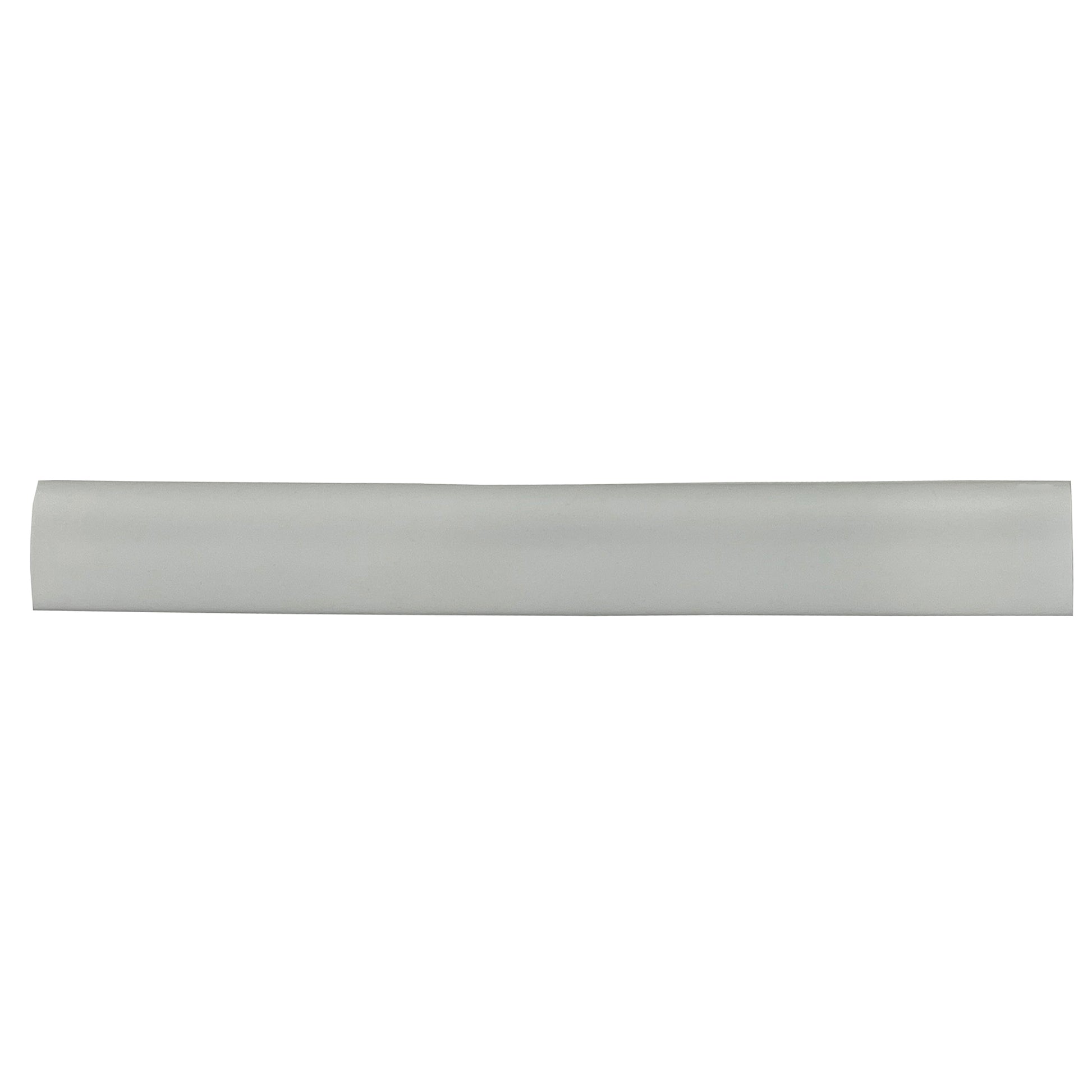 Flexible Thin Single Wall Non-Adhesive Heat Shrink Tubing 2:1 White 1/2" ID - 48" Inch 4 Pack