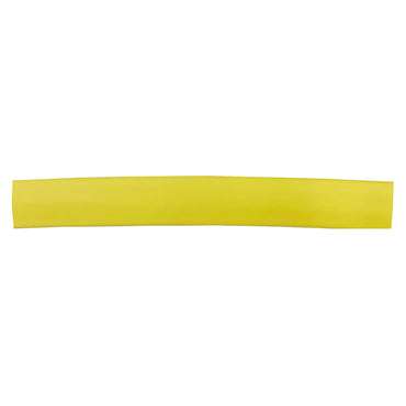 Flexible Thin Single Wall Non-Adhesive Heat Shrink Tubing 2:1 Yellow 1/2" ID - 12" Inch 10 Pack