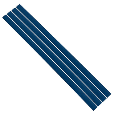 Flexible Thin Single Wall Non-Adhesive Heat Shrink Tubing 2:1 Blue 3/4" ID - 48" Inch 4 Pack
