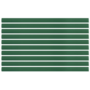 Flexible Thin Single Wall Non-Adhesive Heat Shrink Tubing 2:1 Green 3/4" ID - 12" Inch 10 Pack