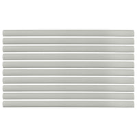 Flexible Thin Single Wall Non-Adhesive Heat Shrink Tubing 2:1 White 3/4" ID - 12" Inch 10 Pack