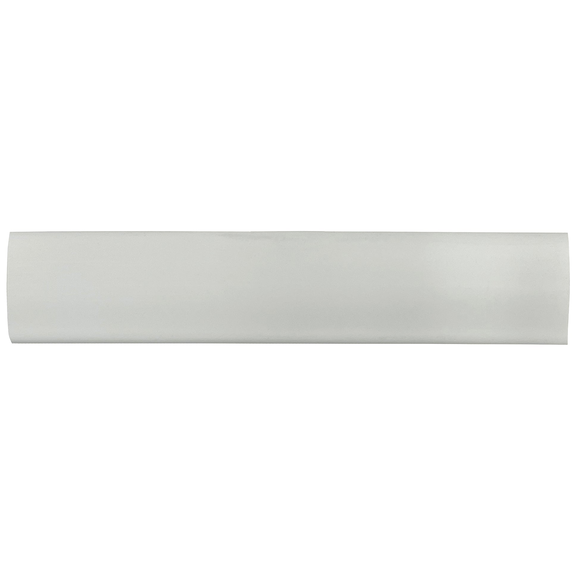 Flexible Thin Single Wall Non-Adhesive Heat Shrink Tubing 2:1 White 3/4" ID - 25' Ft Spool
