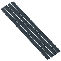 Flexible Thin Single Wall Non-Adhesive Heat Shrink Tubing 2:1 Black 1" ID - 48" Inch 4 Pack