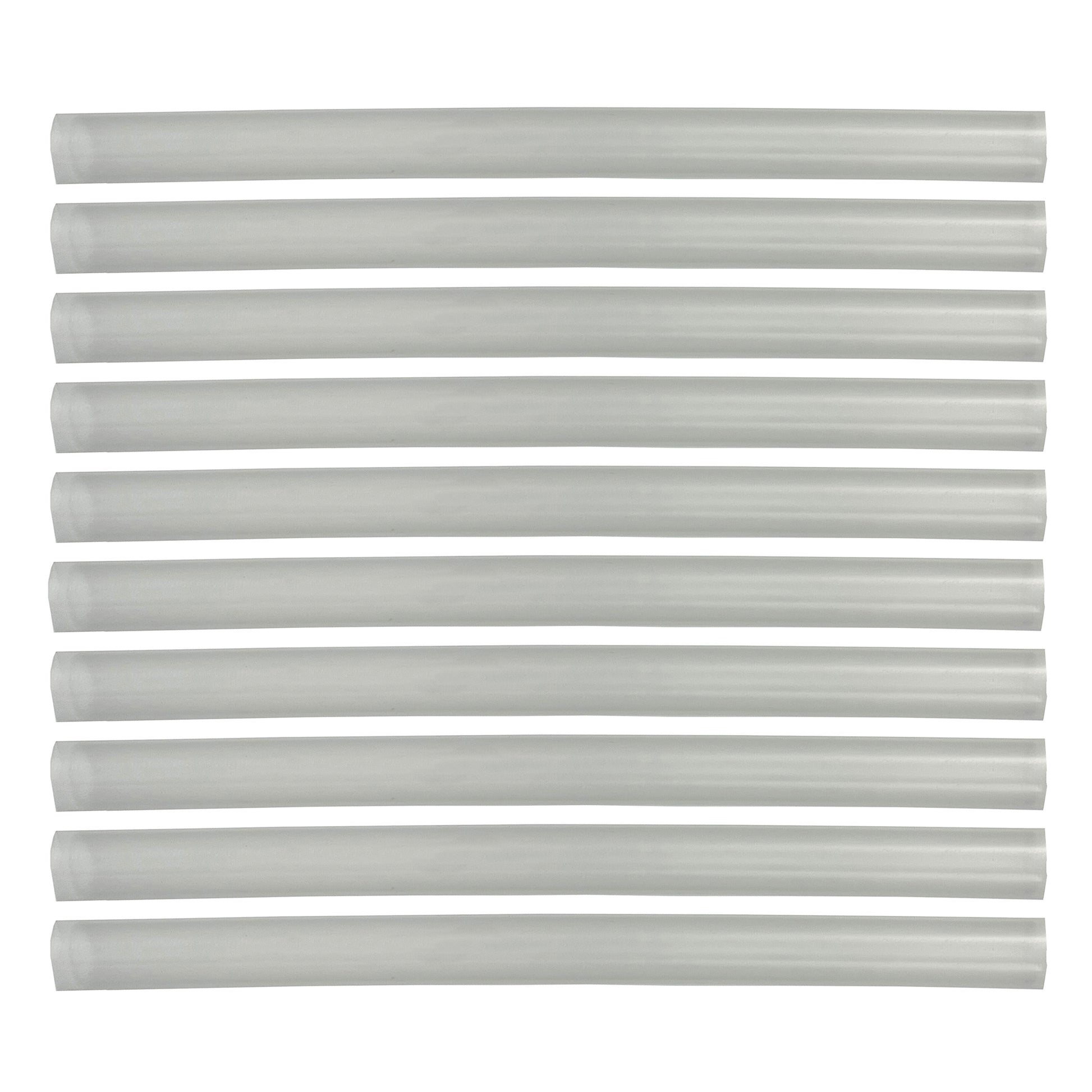 Flexible Thin Single Wall Non-Adhesive Heat Shrink Tubing 2:1 Clear 1" ID - 12" Inch 10 Pack