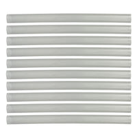 Flexible Thin Single Wall Non-Adhesive Heat Shrink Tubing 2:1 Clear 1" ID - 12" Inch 10 Pack