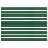 Flexible Thin Single Wall Non-Adhesive Heat Shrink Tubing 2:1 Green 1" ID - 12" Inch 10 Pack
