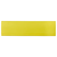 Flexible Thin Single Wall Non-Adhesive Heat Shrink Tubing 2:1 Yellow 1" ID - 48" Inch 4 Pack