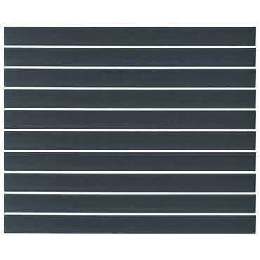 Flexible Thin Single Wall Non-Adhesive Heat Shrink Tubing 2:1 Black 2" ID - 12" Inch 10 Pack