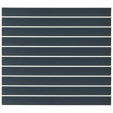 Flexible Thin Single Wall Non-Adhesive Heat Shrink Tubing 2:1 Black 3" ID - 12" Inch 10 Pack