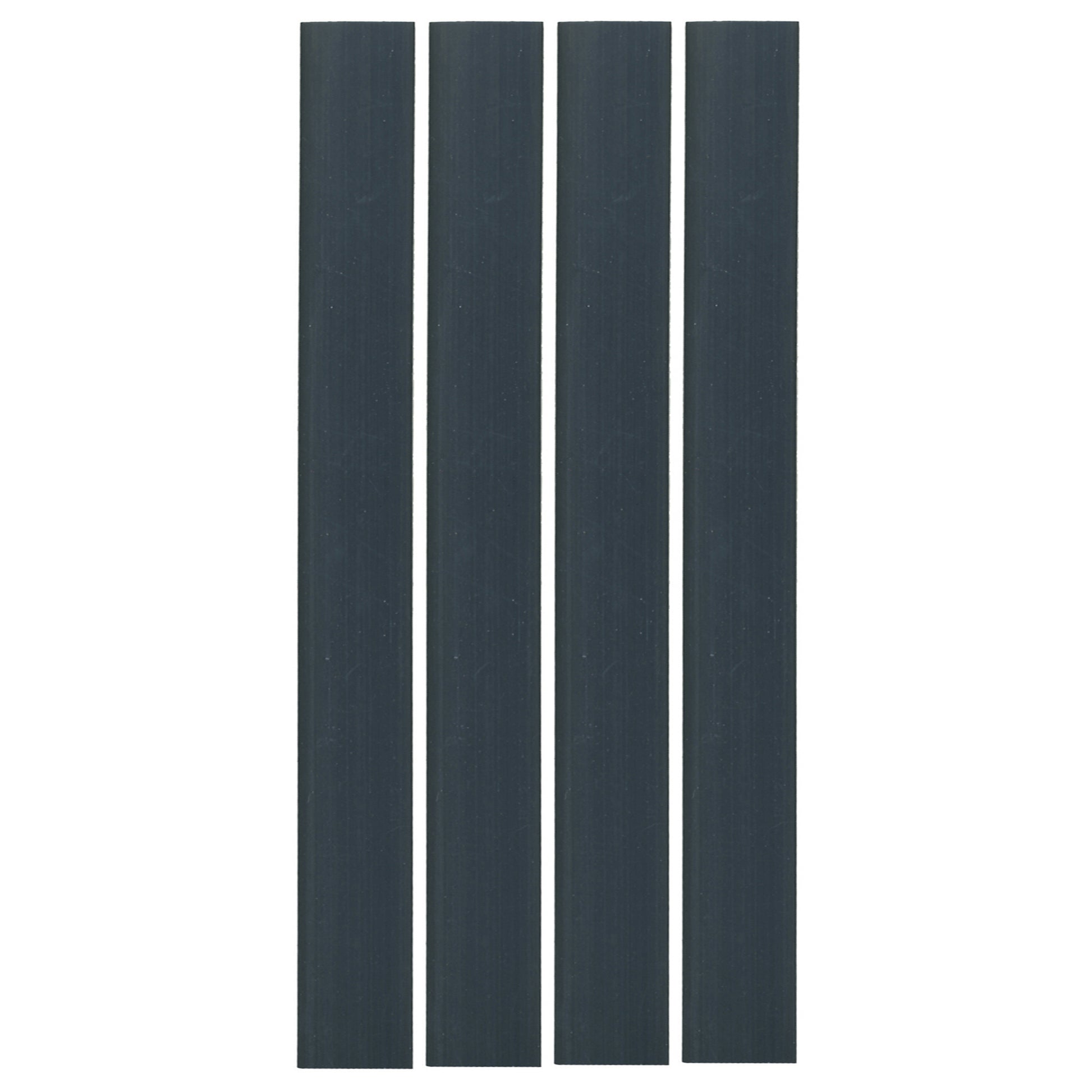 Flexible Thin Single Wall Non-Adhesive Heat Shrink Tubing 2:1 Black 3" ID - 48" Inch 4 Pack