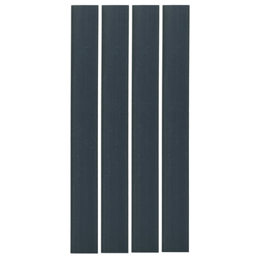 Flexible Thin Single Wall Non-Adhesive Heat Shrink Tubing 2:1 Black 3" ID - 48" Inch 4 Pack