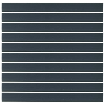 Flexible Thin Single Wall Non-Adhesive Heat Shrink Tubing 2:1 Black 4" ID - 12" Inch 10 Pack