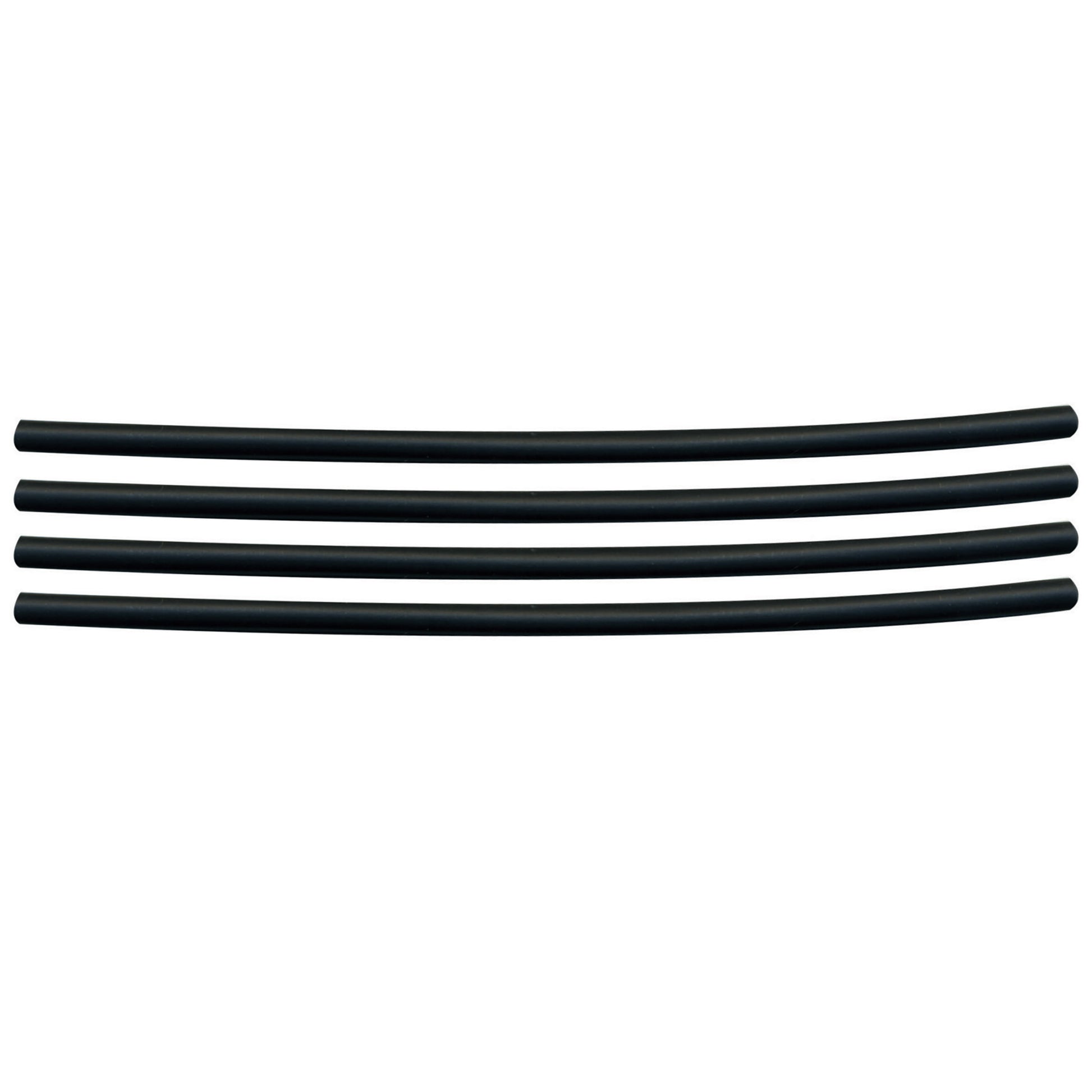 Flexible Dual Wall Adhesive-lined Heat Shrink Tubing 3:1 Black 1/8" ID - 12" Inch 4 Pack