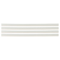Flexible Dual Wall Adhesive-lined Heat Shrink Tubing 3:1 Clear 1/8" ID - 12" Inch 4 Pack