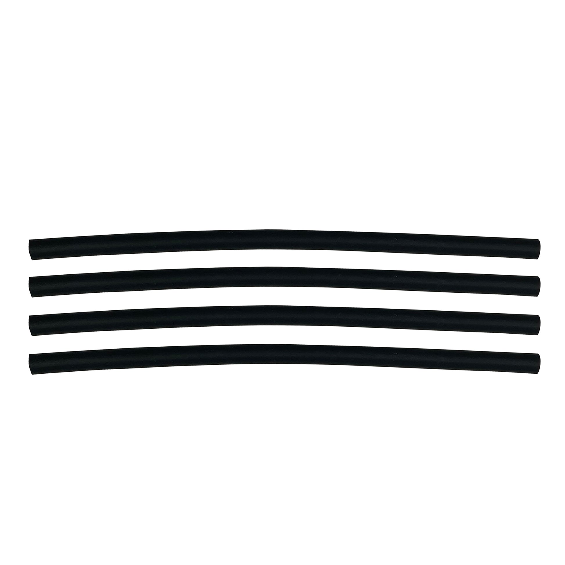 Flexible Dual Wall Adhesive-lined Heat Shrink Tubing 3:1 Black 3/16" ID - 12" Inch 4 Pack