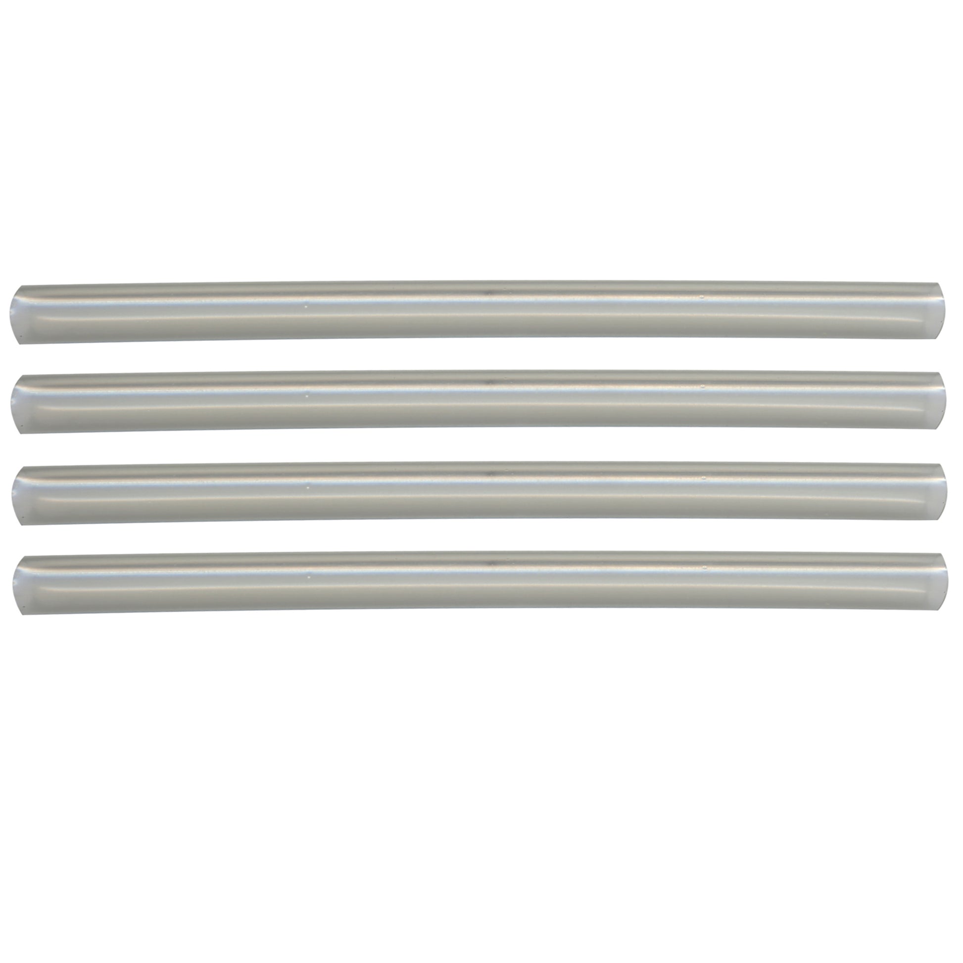 Flexible Dual Wall Adhesive-lined Heat Shrink Tubing 3:1 Clear 1/4" ID - 12" Inch 4 Pack