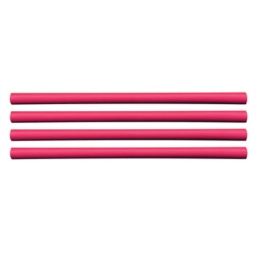 Flexible Dual Wall Adhesive-lined Heat Shrink Tubing 3:1 Red 1/4" ID - 12" Inch 4 Pack