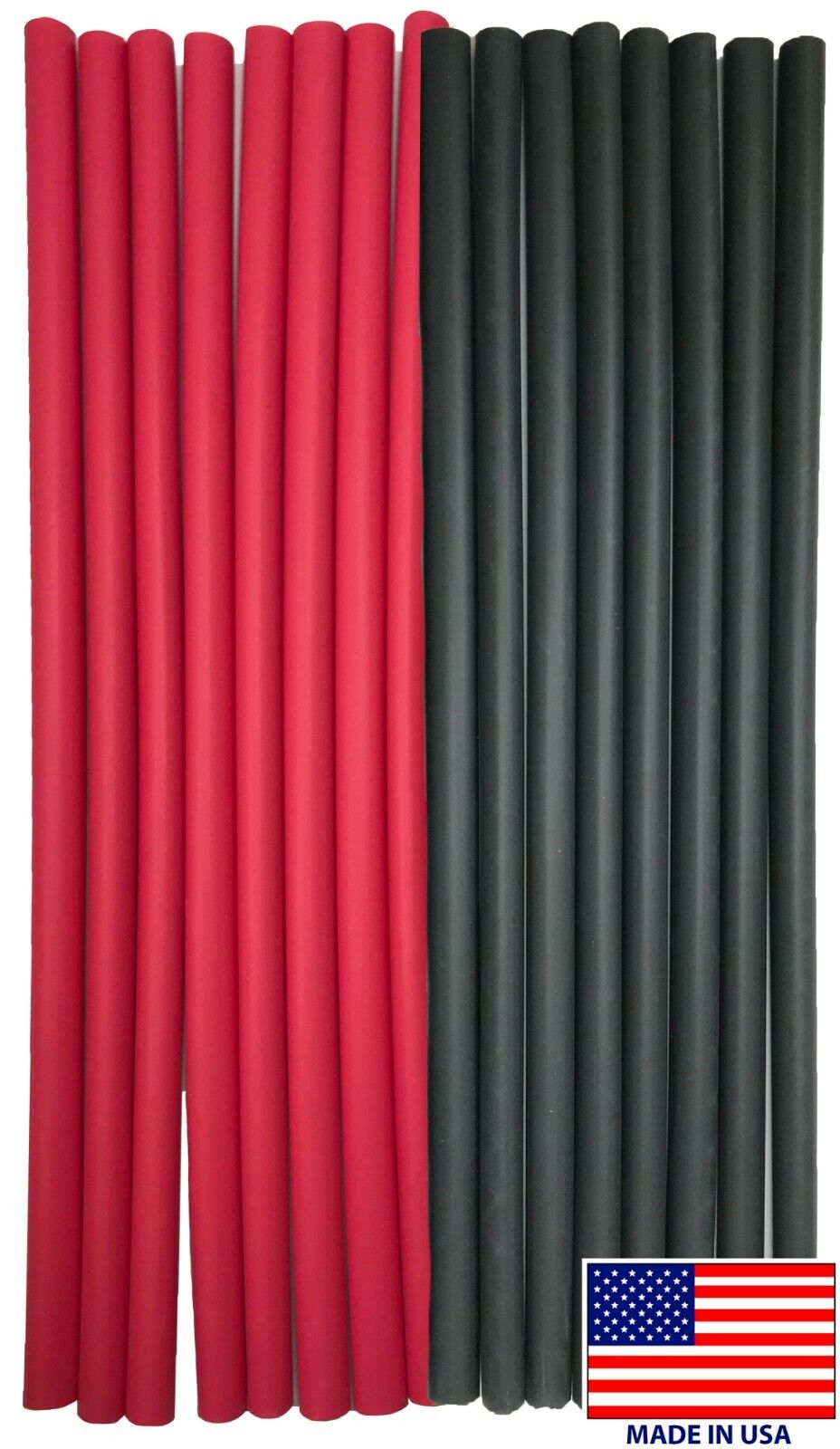3/8" ID Heat Shrink Tubing - 3:1 Ratio - Dual Wall Adhesive - 12" Length - 16 Pack