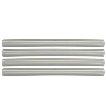 Flexible Dual Wall Adhesive-lined Heat Shrink Tubing 3:1 Clear 3/8" ID - 12" Inch 4 Pack