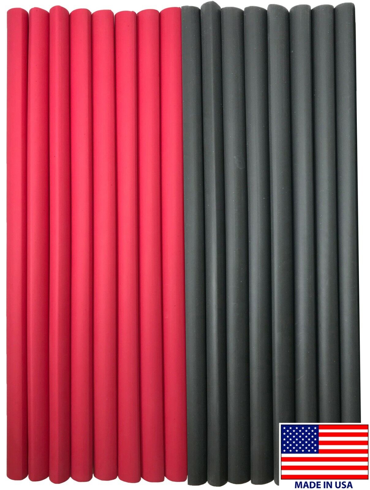 1/2" ID Heat Shrink Tubing - 3:1 Ratio - Dual Wall Adhesive - 12" Length - 16 Pack