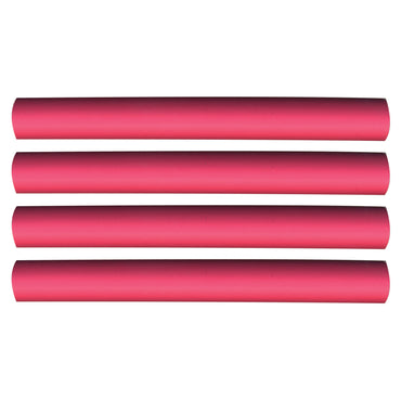 Flexible Dual Wall Adhesive-lined Heat Shrink Tubing 3:1 Red 1/2" ID - 12" Inch 4 Pack