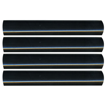 Flexible Dual Wall Adhesive-lined Heat Shrink Tubing 3:1 Black 3/4" ID - 12" Inch 4 Pack