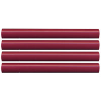 Semi-Rigid Adhesive-Lined Heat Shrink Tubing 2.5:1 Red 3/8" ID 12-8 AWG - 12" Inch 4 Pack