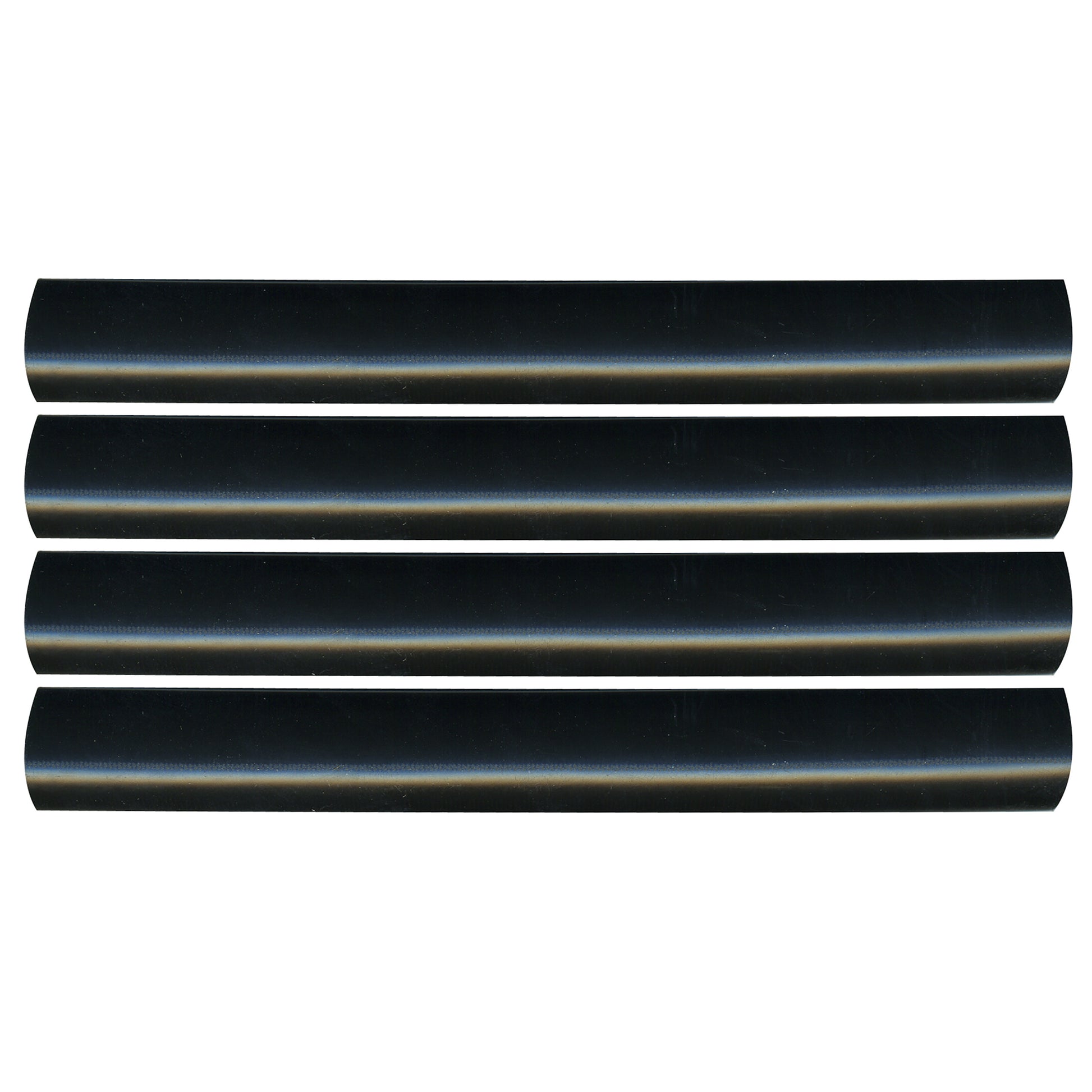 Semi-Rigid Adhesive-Lined Heat Shrink Tubing 2.5:1 Black 1/2" ID 8-4 AWG - 12" Inch 4 Pack