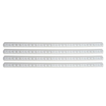 Clear High Adhesive Flow Lined Heat Shrink Tubing 4:1 White .220" ID 24-12 AWG - 12" Inch 4 Pack